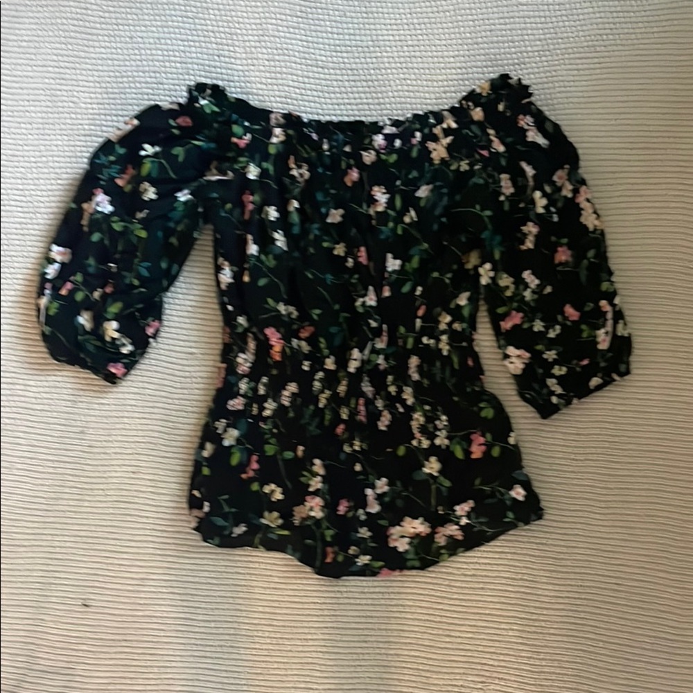 Savanna Jane Floral Shoulder Pop Top